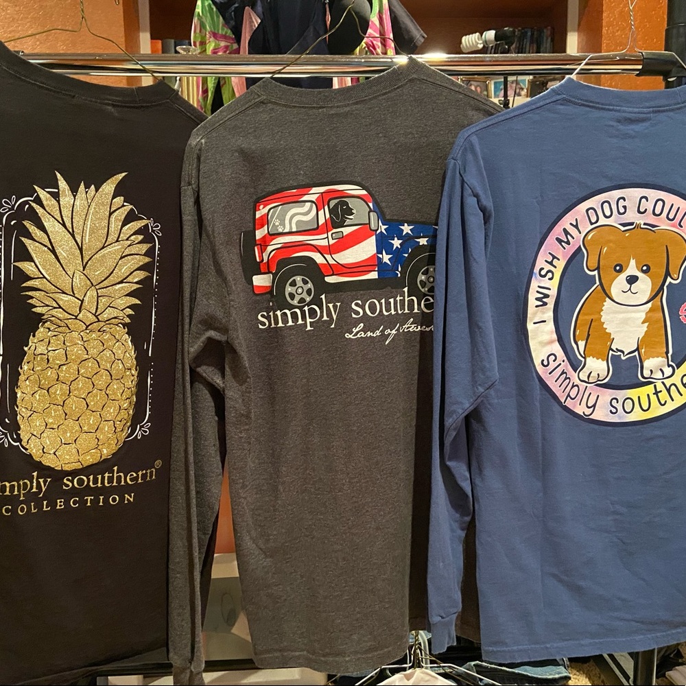 3 Simply Southern Long Sleeve T-shirts